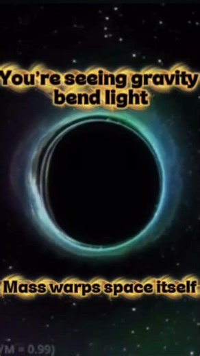 You’re Watching Gravity Bend Light 🤯