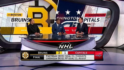 NHL Tonight: Bruins and Capitals