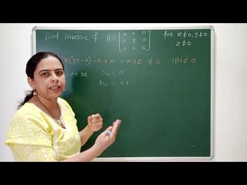 Example inverse of matrix