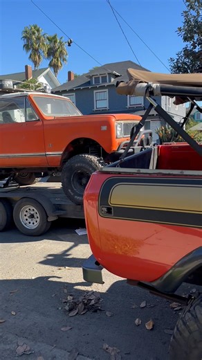 74 Scout 2 frame swap front ISF built in motion onto the next phase #ihscouts #vintage4x4 #classic
