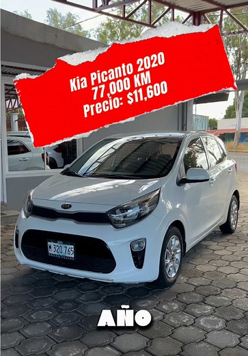 Kia Picanto 2020: Vehículo Compacto y Económico