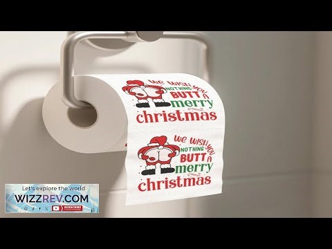 Christmas Toilet Roll Paper Happy 2026 New Year Christmas Supplies Xmas Tissue