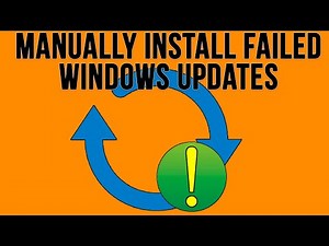 How to Manually Install Windows Updates if They Won't Install Automatically