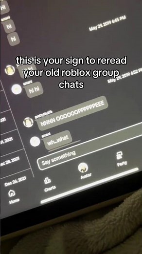 This is your sign to reread your old Roblox chats