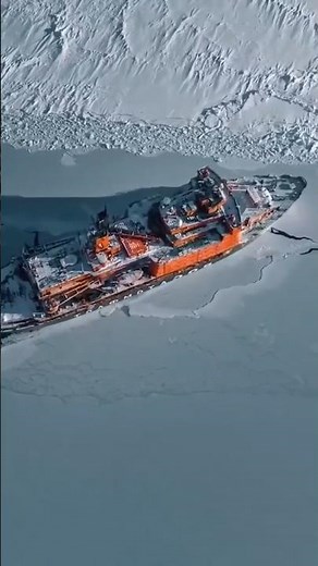 ‎How Russia Fixes Ships Using Ice 🧊🔥#ship #shiprepair