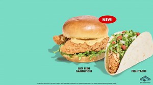 Now’s the perfect time to switch things up. Try the Wild-Caught Alaska Pollock Big Fish Sandwich or Fish Taco today. | Taco John's