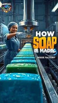 How Soap Is Made in Factory 🧼 | Full Manufacturing Process Step by Step | Inside Soap Production
