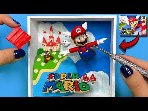 Making a Super Mario 64 Diorama | Polymer Clay