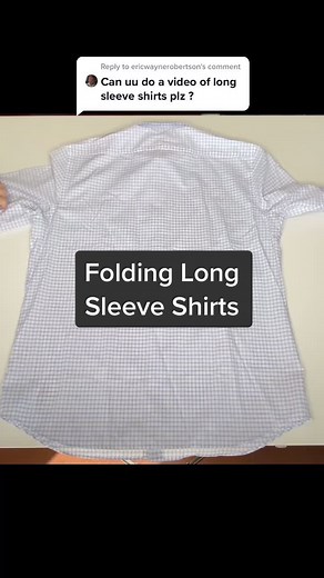 Efficient Long Sleeve Shirt Folding Method