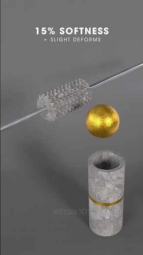 Can a Golden Ball Escape the Marble Gear? Blender Soft Body Physics