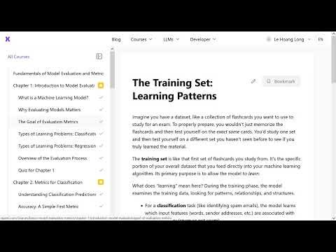 Preparing and splitting data for model performance testing; Fundamentals of model performance.