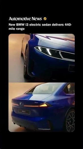 BMW’s electric 3 Series i3 gets 900 km range, production starts in August #cars #news #bmw #shorts