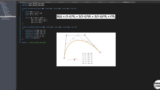 【社区教程免费周更】从《对马岛之魂》到URP程序化草地渲染实战 2-3 Unity中实践 Cubic Bezier 曲线函数
