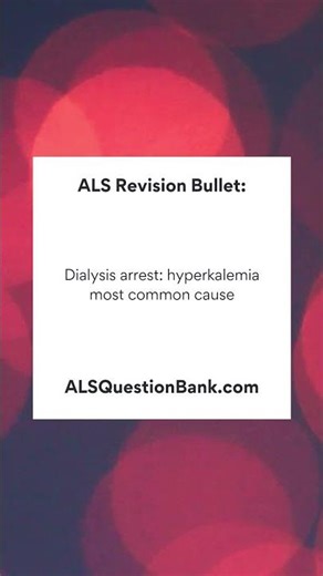 Advanced Life Support (ALS) Exam Revision Bullet