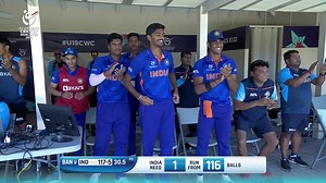 India have sealed a berth in the #U19CWC 2022 Super League semi-final with a convincing five-wicket win over Bangladesh. #INDvBAN | #U19CWC | ICC - International Cricket Council