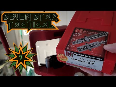 How to set up a Hornady Custom Grade Full Length Sizing Die - Pistol