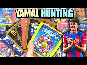 50 PACK OPENING! 2 Seasons Of Panini Sticker Packs | Building A Panini Yamal Collection