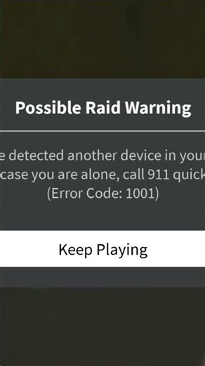 I got error code 1001 after finishing a obby😭😨😰😱