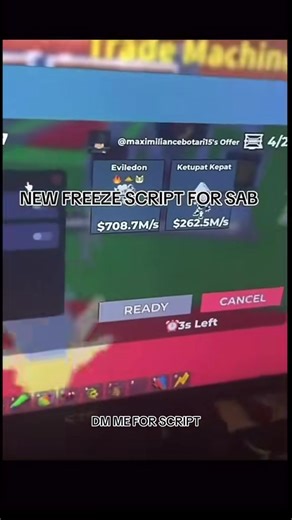 OP SAB FREEZE TRADE SCRIPT DUPE #fyp #stealabrainrot #freezetradescript #freezetrade #relatable