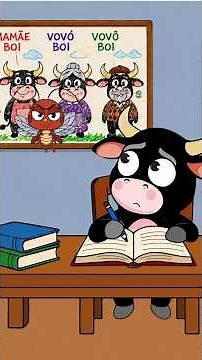 🪳Barata Voadora! Zum Zum Zum! 😱🐮 Chamei o Vovô Boi e a Mamãe Boi #shorts #infantil #boi #criança