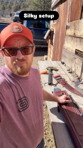 #getoutside #mulepacking #silky I Carry a silky saw pretty much all the time when I run pack animals in the mountains for cutting trail. This is my current silky set up for it , carry a 650 with a spare blade and put a file on it for my axe, made it so I can clip it on a load real easy to secure it so it doesn’t get lost somewhere. #kantanaboy #silkysaws | Colorado Pack Company LLC