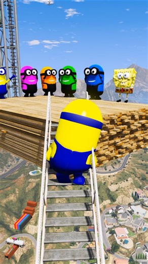 GTA 5 Epic Water Ragdolls Spiderman Jump/Fails Ep 2137 #shorts​