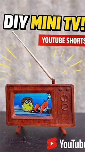 This Mini TV Took Me 1 Day to Build 😱📺