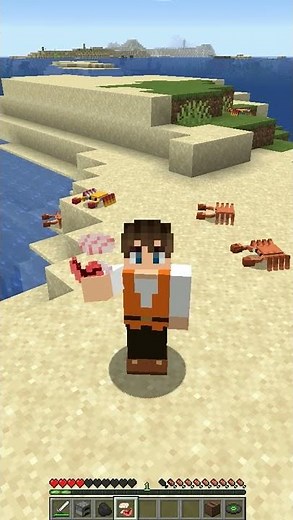 新モブはカニ!?【マイクラ】#Shorts