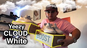 Yeezy Cloud White REVIEW!!! MANUAL COP!!