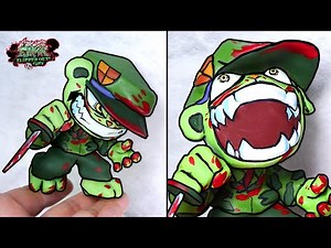 [FNF] Making Flippy Flipped Out Sculpture Timelapse [Happy Tree Friends] - Friday Night Funkin' Mod