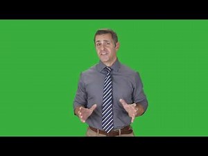 Green screen spokesperson