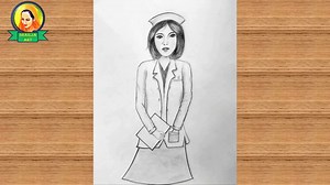 How to Draw a Nurse | How to Draw NURSE Sketch Art for Beginners Step by Step Drawing | shailja art - video Dailymotion