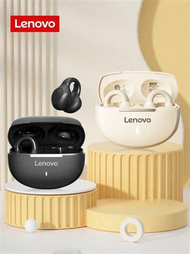 Lenovo kabellose Kopfhörer, Clip-On, laufen ohne herunterzufallen, 24-Stunden Akkulaufzeit, HiFi-Hochdefinitions-Soundqualität, klare Stimme, ergonomisch, langfristiges Tragen ohne Schmerzen, kompatibel mit HarmonyOS/iOS/Android/Windows Geräten. | SHEIN