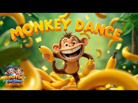 Monkey See, Monkey Dance 🐵 Song for Toddlers, Preschool & Daycare