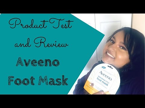 Product Test and Review - Aveeno Foot Mask