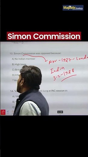 Simon Commission in Indian History | Complete Explanation