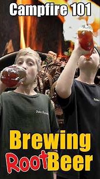 How to make Homemade ROOT BEER (on a Campfire!) #camping #bushcraft #outdoors