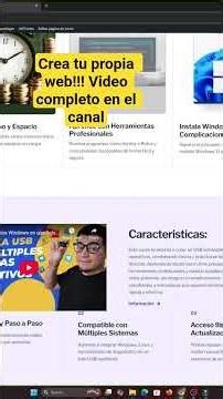 crea tu propia web #web #windows #páginaweb #tiendaonline