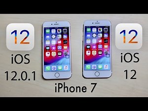iPHONE 7: iOS 12.0.1 Vs iOS 12! (Speed Comparison) (Review)