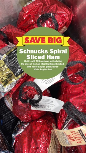 4.8K views · 16 reactions | ❤️ Outsmart inflation with these exclusive deals! Holidays, hams and happy savings. 拾 Get your holiday entertaining meal at 16% LESS than last year!* Including:  Schnucks Spiral Sliced Ham  10 for $10 Campbell's Cream of Mushroom or Cream of Chicken Condensed Soup $1.99 LB Brussels Sprouts or Green Beans $3.39 King's Hawaiian Rolls *See ad for details. Price and selection may vary. | Schnucks | Facebook