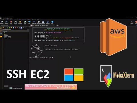 How to Create and Connect AWS EC2 Instance Using MobaXterm | AWS EC2 | MobaXterm | #2023