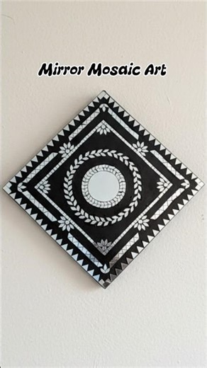 Mosaic Art 🥹 | Square shape mosaic art | #shorts #trending #ytshorts #mosaic