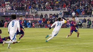 USMNT celebrates after win against El Salvador