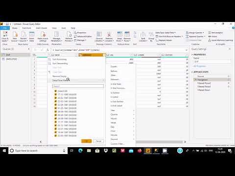 Filter Rows in Query Editor - Microsoft Power BI