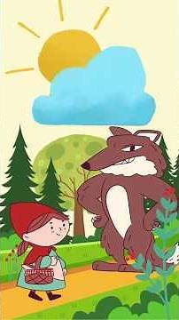 🐺​ 👧🏻👵 Caperucita roja. Cuentos infantiles para NIÑOS y NIÑAS.