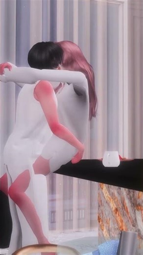 Their First Kiss 💋 #sims4lovestory #sims4 #thesims4 #thesims #sims4machinima