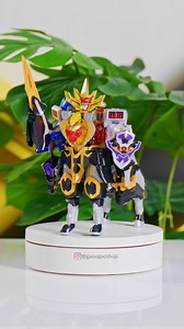 15K views · 1.5K reactions | SMP Gao King clear (WildForce Megazord) combined with SMP Wolkaiser. The model kit version gives us more creativity than DX, right guys? #smpgaokingclear #smpwolkaiser #gaoking #WildForce #powerrangers | Gaoogao.com - Đồ Chơi Siêu Nhân GAO Chính Hãng | Facebook
