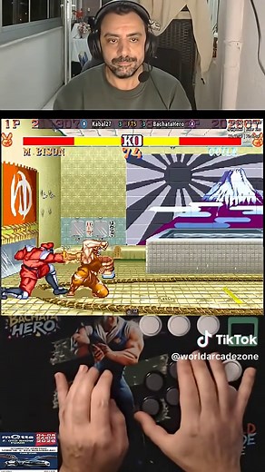 Bison vs Guile Laugh - Street Fighter Arcade Gaming #shorts