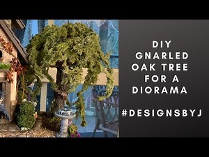 DIY l How To Build A Miniature Oak Tree l Step By Step Tutorial