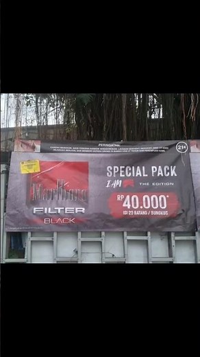 Billboard Marlboro Filter Black Special Pack Iam The Edition (2025)